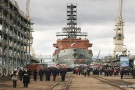 Nga hạ thủy tàu thông tin tình báo siêu khủng