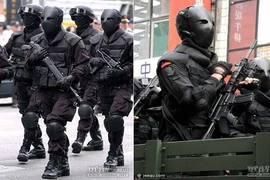 Mặt nạ chống đạn kiểu “ác quỷ” của đặc nhiệm Đài Loan