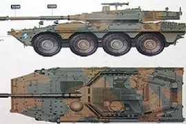 Nhật Bản công khai loại xe chiến đấu mới tốc độ cực nhanh 