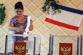 Đảng cầm quyền Nga thắng lớn tại cuộc bầu cử địa phương ở Crimea