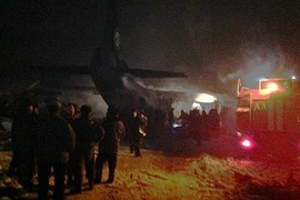 Máy bay An-12 của Nga rơi làm 9 người thiệt mạng