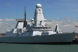 Anh biên chế tàu siêu khu trục hạm Type 45 cuối cùng