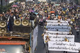 Thái Lan: Lực lượng biểu tình phá hoại bỏ phiếu sớm ở hàng chục tỉnh 