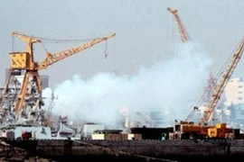 Ấn Độ lại cháy tàu rà quét mìn 