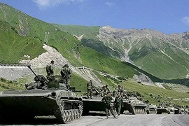 Tàu chiến Mỹ đã áp sát Gruzia nhưng không dám tấn công Nga