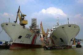 Trung Quốc liên tục tăng cường tàu hải cảnh siêu lớn xuống biển Đông