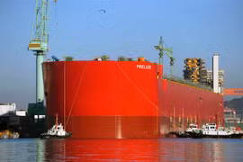 Hàn Quốc hạ thủy tàu siêu trọng 600.000 tấn, dài 488m