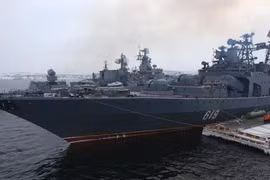 Hơn 10 tàu chiến Nga diễn tập chống ngầm quy mô lớn tại biển Barents