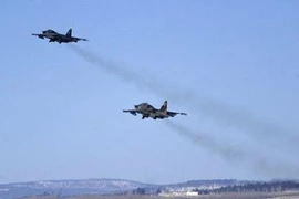 Hai máy bay chiến đấu Su-25 của Ukraine bị bắn hạ ở miền Đông