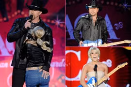 Jason Aldean và Carrie Underwood thắng lớn tại giải ACA