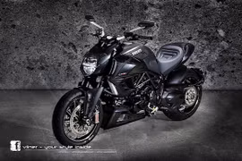 Khẳng định đẳng cấp với “xế nổ” Ducati Diavel bọc da