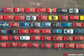 1000 siêu xe Ferrari sẵn sàng lập kỷ lục Guinness 