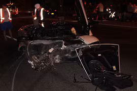 Siêu xe Lamborghini "nát bét" sau vụ tai nạn kinh hoàng