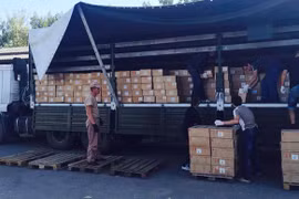 Đoàn xe viện trợ thứ 2 của Nga hoàn thành sứ mệnh ở miền đông Ukraine