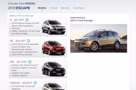 Thông tin đầu tiên về giá của Ford Escape 2013 đã "lên sàn"