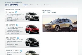 Thông tin đầu tiên về giá của Ford Escape 2013 đã "lên sàn"
