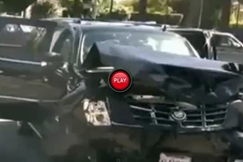 Rapper P Diddy gặp tai nạn xe hơi bất ngờ