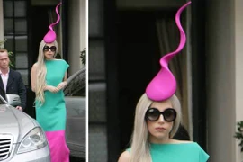 Lady Gaga đội mũ... "tinh trùng"