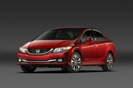Honda Civic 2013 là được chứng nhận 5 sao về độ an toàn