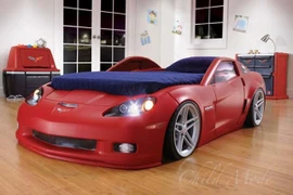 "Ngất ngây" với "giường xe đua" Corvette cực độc