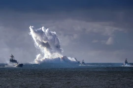 Nga sử dụng rô-bốt chiến đấu, máy bay không người lái tập trận ở Baltic