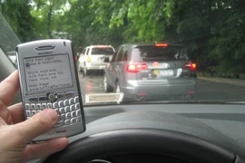 Blackberry gặp sự cố, tai nạn giao thông giảm kinh ngạc