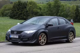 Bắt gặp Honda Civic Type R bản sản xuất trên đường thử
