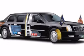 Chi tiết về chiếc Limousine “hàng khủng” của Tổng thống Obama