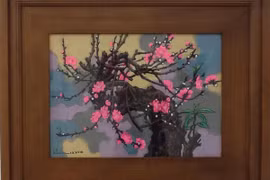 Họa sỹ Còm vẽ "Chân dung xuân"