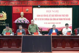 Công an TP Hà Nội đánh giá tiến độ, kết quả triển khai thực hiện một số dự án camera