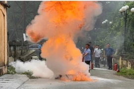 Bồi dưỡng nghiệp vụ về PCCC và CNCH tại Công ty TNHH MTV thủy lợi Sông Tích