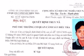 Truy nã đặc biệt kẻ 2 lần nã súng vào nhà người thân của vợ 