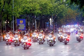 'Vượt nắng, thắng mưa', quyết tâm bảo đảm tuyệt đối an ninh, an toàn Lễ Kỷ niệm Quốc khánh 2-9