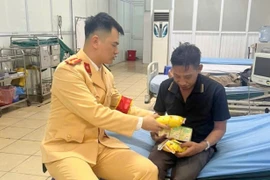 Hành động kịp thời của cán bộ chiến sỹ đội Cảnh sát giao thông số 9 