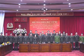 Xây dựng đội ngũ cán bộ làm công tác tham mưu CAND có bản lĩnh chính trị vững vàng, có tầm nhìn, tư duy chiến lược