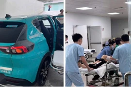 CSGT Hà Nội dẫn đường đưa người bị tai nạn đi cấp cứu kịp thời