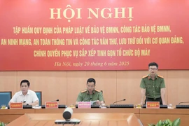 CATP Hà Nội tập huấn về bảo vệ bí mật nhà nước tại 16 cơ quan, xã, phường