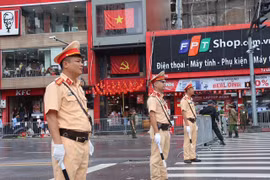 Từ 22h ngày 29-8, cấm triệt để một số tuyến đường phục vụ Tổng duyệt sự kiện A80