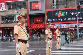 Từ 22h ngày 29-8, cấm triệt để một số tuyến đường phục vụ Tổng duyệt sự kiện A80