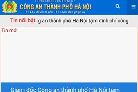 Giám đốc Công an thành phố Hà Nội tạm đình chỉ công tác đối với 2 cán bộ, chiến sỹ 