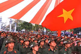 Tuổi trẻ Thủ đô náo nức lên đường thực hiện nghĩa vụ thiêng liêng với Tổ quốc