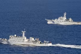 4 tàu Trung Quốc xâm nhập lãnh hải Nhật Bản