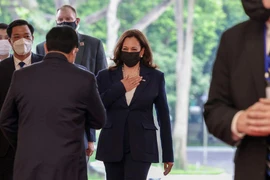 [Ảnh] Các hoạt động của Phó Tổng thống Mỹ Kamala Harris tại Hà Nội