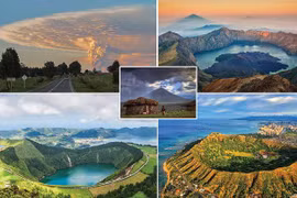 [Ảnh] Những ngọn núi lửa đẹp đến “nghẹt thở” trên Trái đất