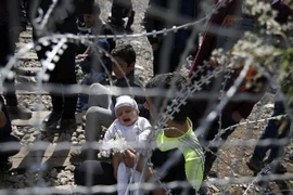 Chùm ảnh thảm cảnh những em bé tị nạn tìm đường vào châu Âu