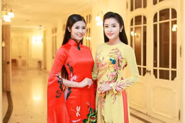 Ngọc Hân, Huyền My duyên dáng đọ sắc trong tà áo dài