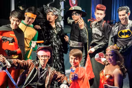 Dàn “siêu anh hùng” hội ngộ tại dạ tiệc Halloween