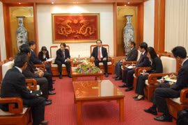 Bộ trưởng Trần Đại Quang tiếp lãnh đạo tập đoàn NEC toàn cầu Nhật Bản