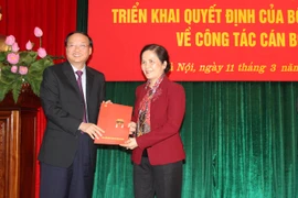 Bà Ngô Thị Doãn Thanh được điều động làm Phó trưởng Ban Dân vận Trung ương