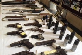 Rùng mình khi xem các loại vũ khí, tang vật bị lực lượng 141 thu giữ